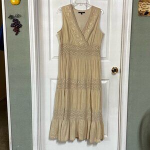 Chadwicks of Boston Size 10 Beige Dress